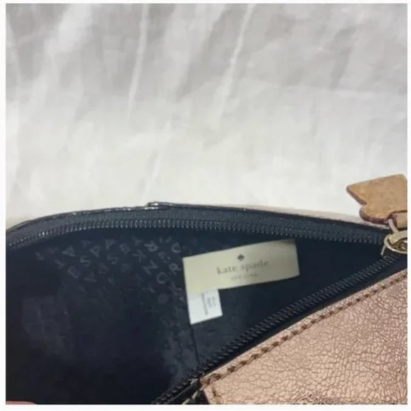 kate spade chestnut street champagne bottle wine wristlet bag purse nwot - Picture 9 of 9